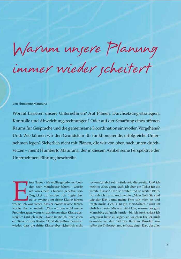 Warum unsere Planung immer wieder scheitert