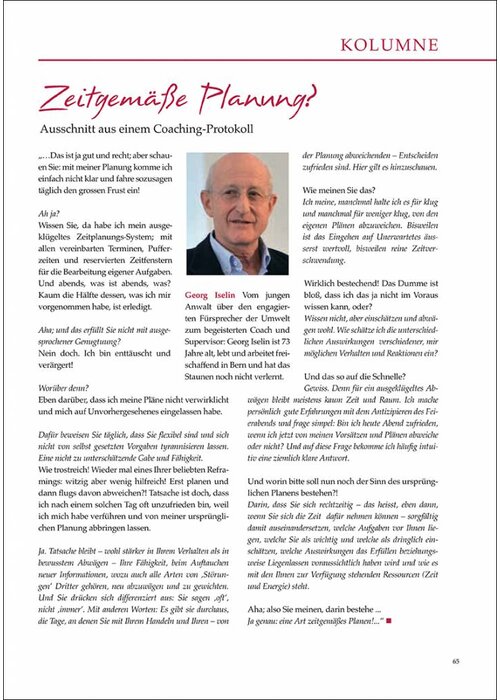 Zeitgemäße Planung?