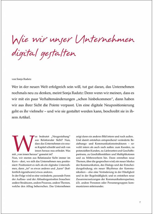 Wie wir unser Unternehmen digital gestalten