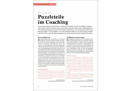 Puzzleteile im Coaching