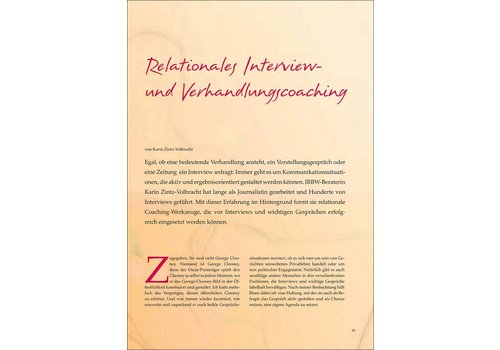 Relationales Interview und Verhandlungscoaching