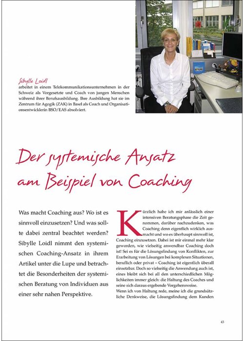 Der systemische Ansatz am Beispiel von Coaching