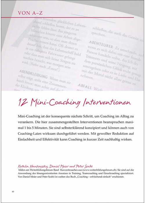 12 Mini-Coaching Interventionen
