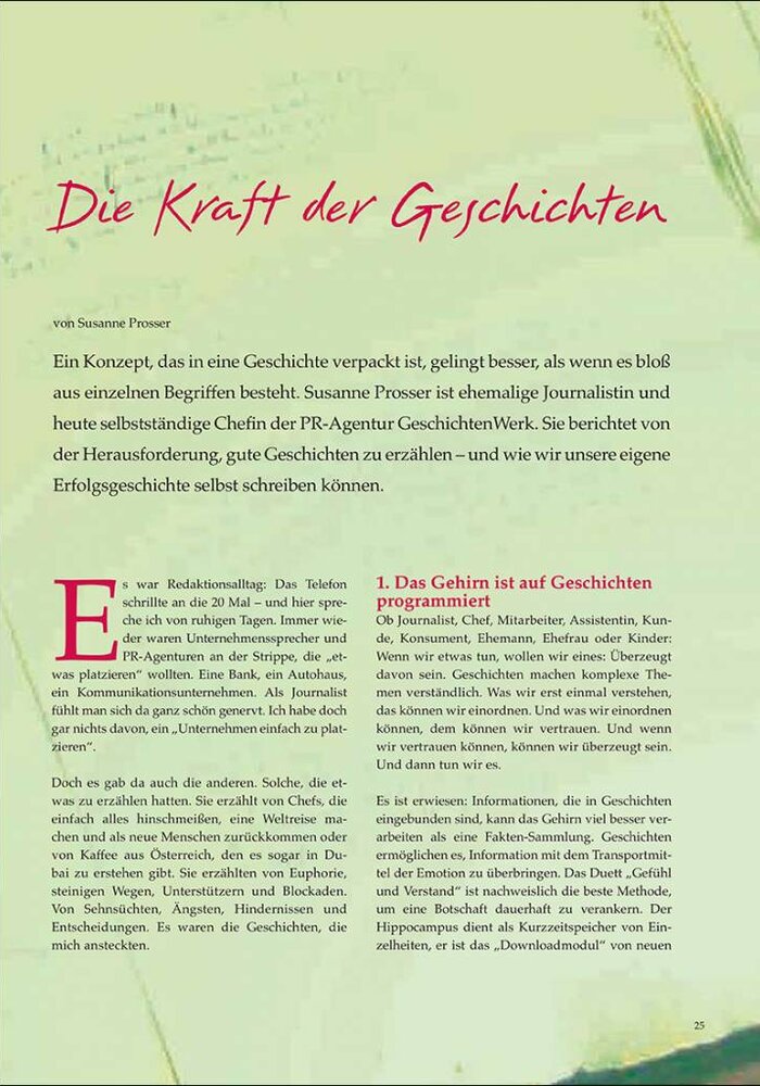 Die Kraft der Geschichten