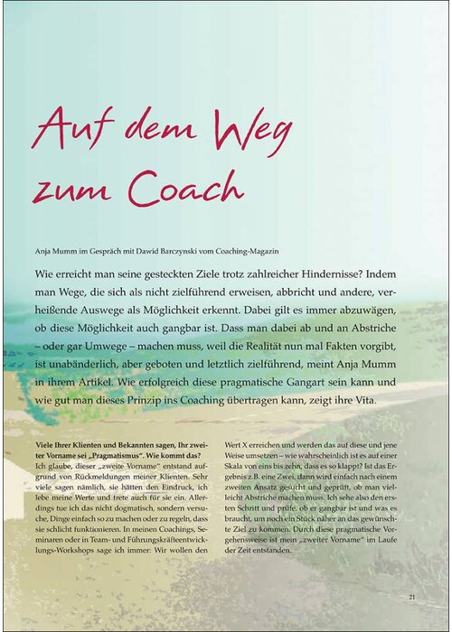 Auf dem Weg zum Coach