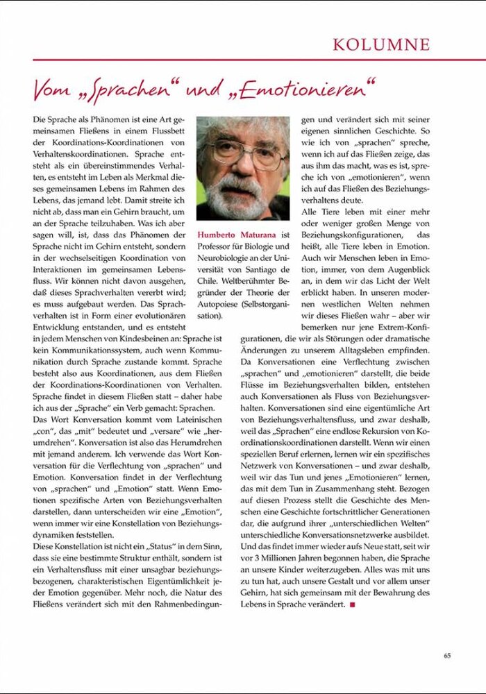 Vom „Sprachen“ und „Emotionieren“
