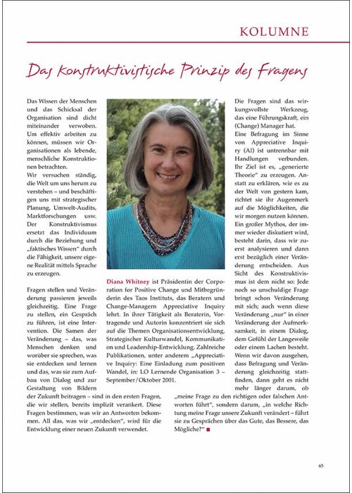 Das konstruktivistische Prinzip des Fragens