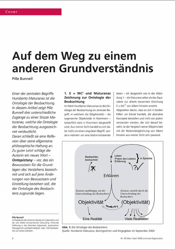 Auf dem Weg zu einem anderen Grundverständnis