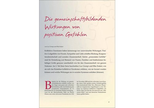 Die gemeinschaftsbildenden Wirkungen von positiven Gefühlen