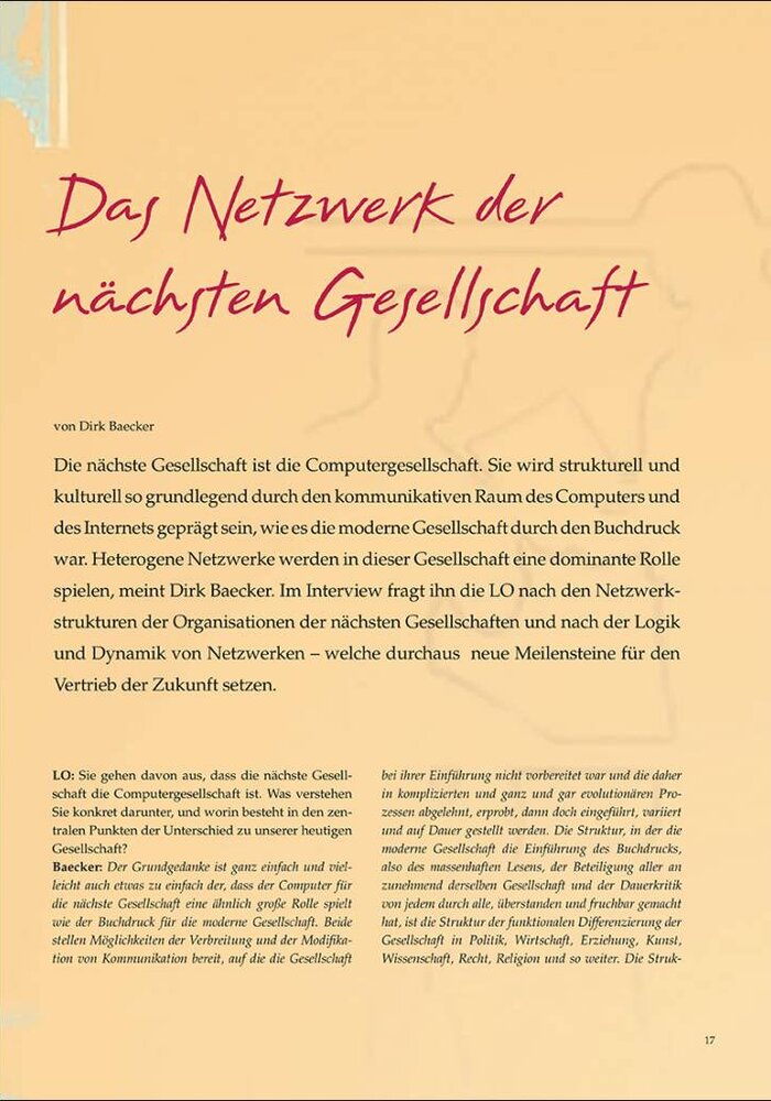 Das Netzwerk der nächsten Gesellschaft