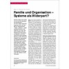 Familie und Organisation - Systeme als Widerpart