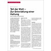 Teil der Welt – Zur Entwicklung einer Haltung