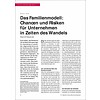 Das Familienmodell: Chancen und Risiken für Unternehmen in Zeiten des Wandels