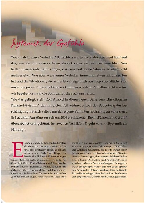 Systemik der Gefühle