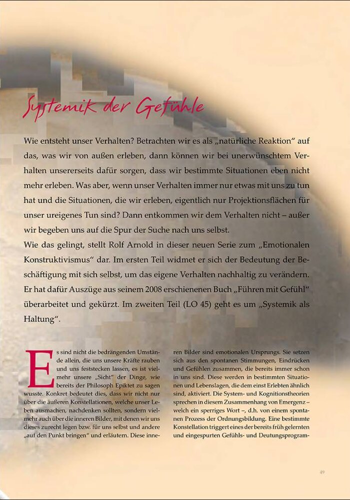 Systemik der Gefühle