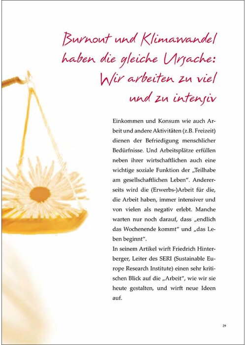 Burnout und Klimawandel haben die gleiche Ursache: Wir arbeiten zu viel und zu intensiv