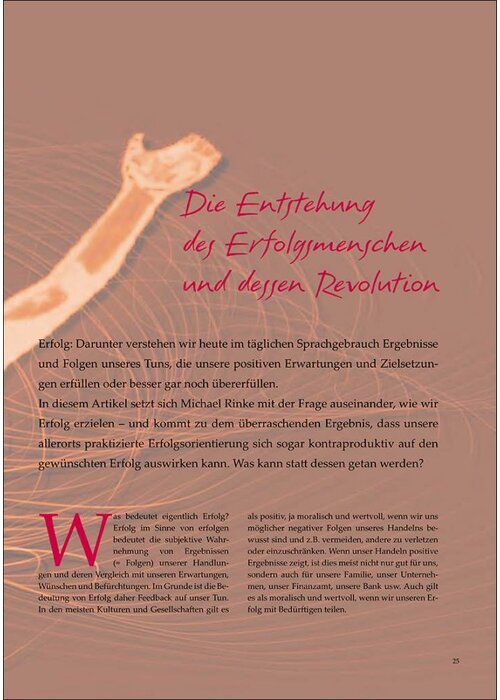 Die Entstehung des Erfolgsmenschen und dessen Revolution