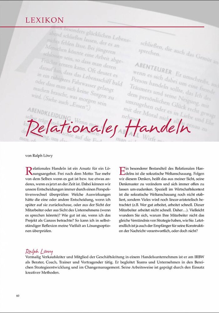 Relationales Handeln