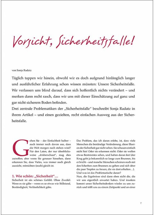 Vorsicht, Sicherheitsfalle!