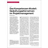 Das Kompetenzen-Modell: Gestaltungsalternativen im Projektmanagement