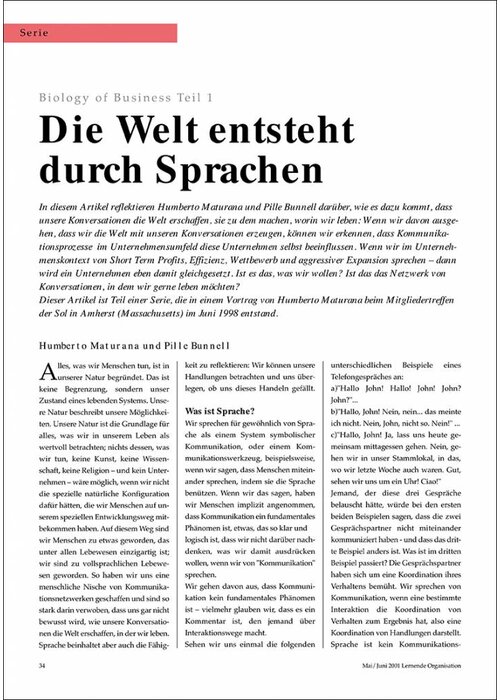 Die Welt entsteht durch Sprachen