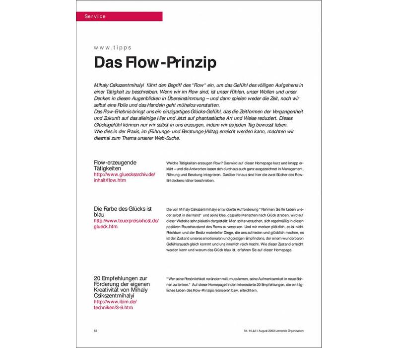 Das Flow-Prinzip