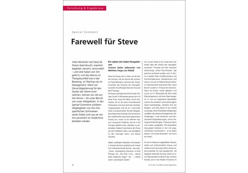 Farewell für Steve