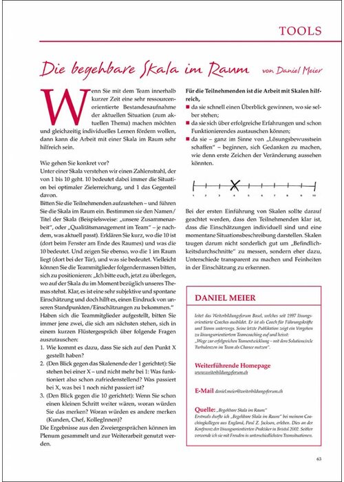 Die begehbare Skala im Raum