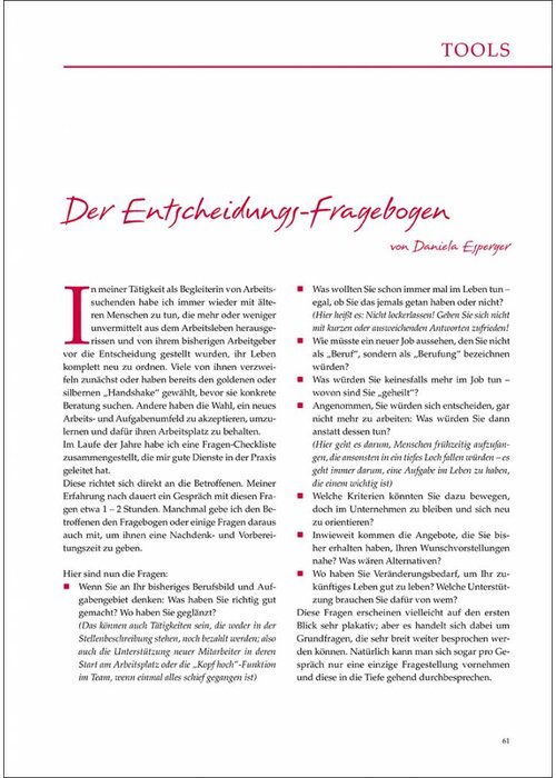 Der Entscheidungs-Fragebogen