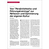 von "Persönlichkeits- und Führungstrainings" zur Reflexion und Optimierung der eigenen Kultur von "Persönlichkeits- und Führungstrainings" zur Reflexion und Optimierung der eigenen Kultur
