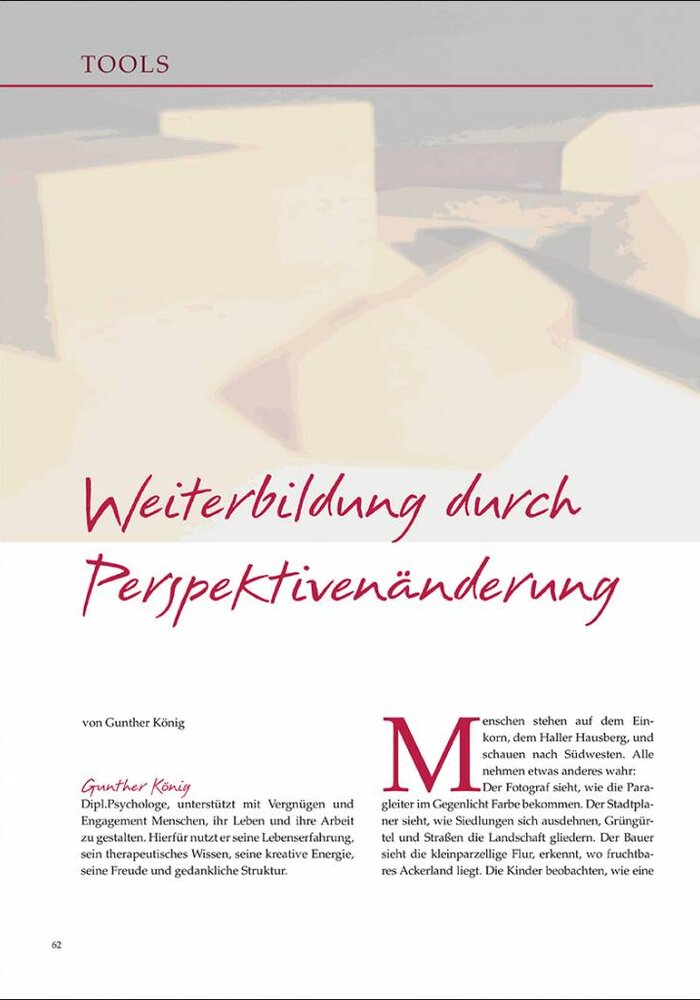 Weiterbildung durch Perspektivenänderung