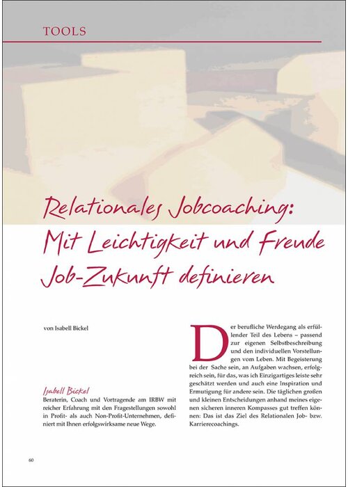 Relationales Jobcoaching: Mit Leichtigkeit und Freude Job-Zukunft definieren