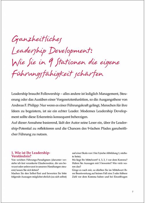 7 Ganzheitliches Leadership Development: Wie Sie in 9 Stationen die eigene Führungsfähigkeit schärfen