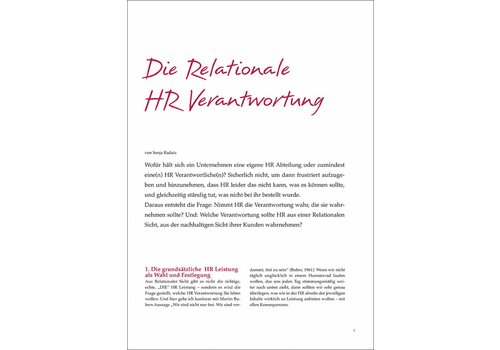 Die Relationale HR Verantwortung