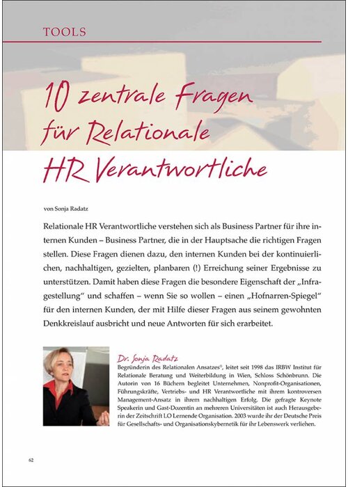 10 zentrale Fragen für Relationale HR Verantwortliche