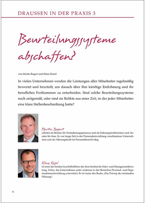 Beurteilungssysteme abschaffen?