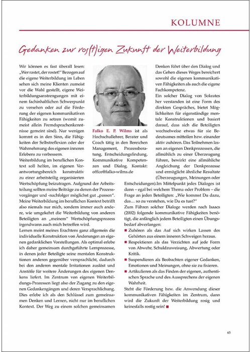 Gedanken zur ros(t)igen Zukunft der Weiterbildung