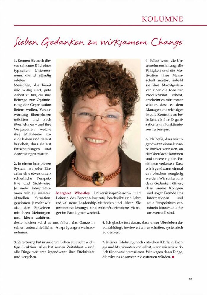 Sieben Gedanken zu wirksamem Change