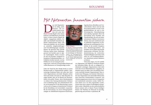 Mit Netzwerken Innovation sichern