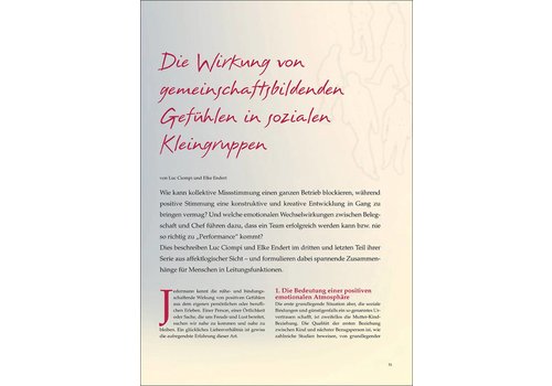 Die Wirkung von gemeinschaftsbildenden Gefühlen in sozialen Kleingruppen