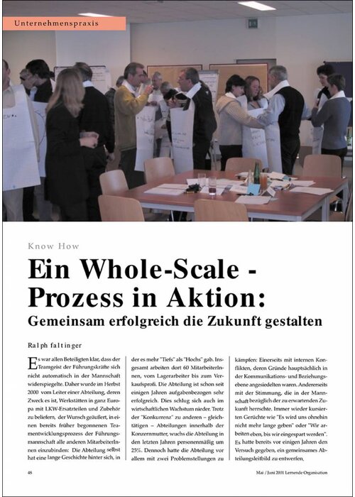 Ein Whole-Scale-Prozess in Aktion