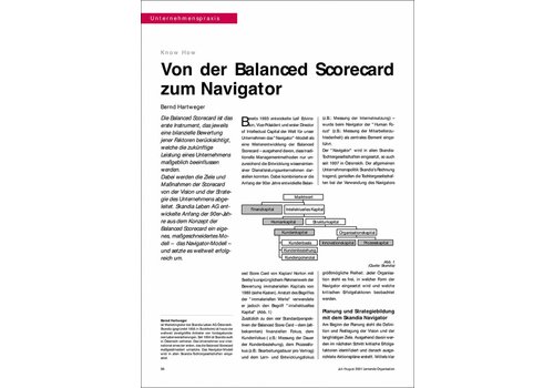 von der Balanced Scorecard zum Navigator