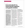 Innovationskraft im Unternehmen schaffen und gezielt erhalten