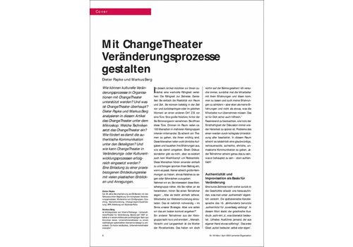 Mit ChangeTheater Veränderungsprozesse gestalten