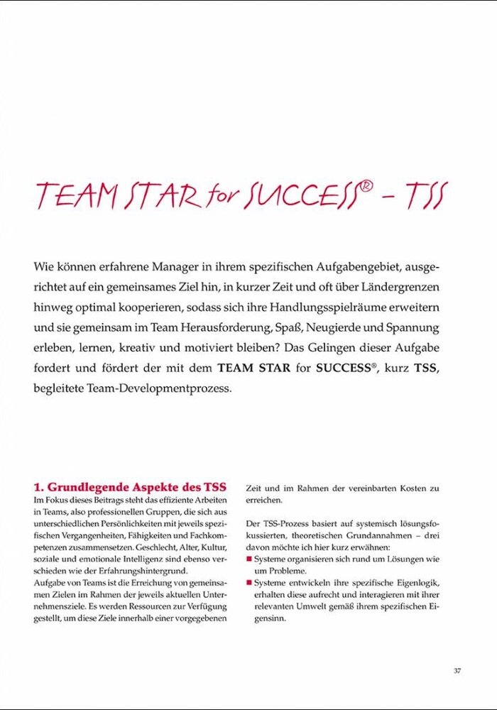 TEAM STAR for SUCCESS® – TSS