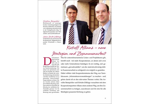 Kickoff Allianz – neue Strategien und Zusammenarbeit