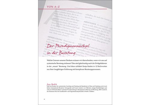 Der Paradigmenwechsel in der Beratung Der Paradigmenwechsel in der Beratung