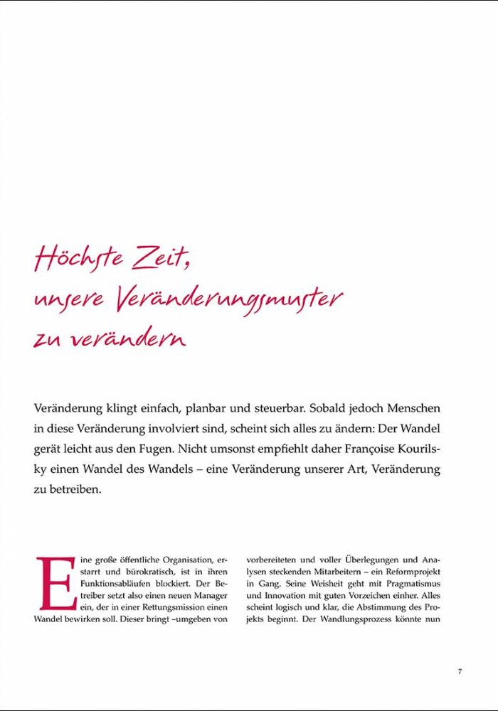 Höchste Zeit, unsere Veränderungsmuster zu verändern