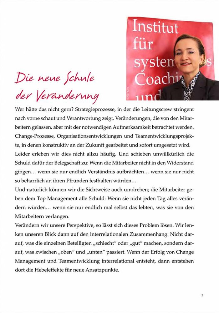 Die neue Schule der Veränderung