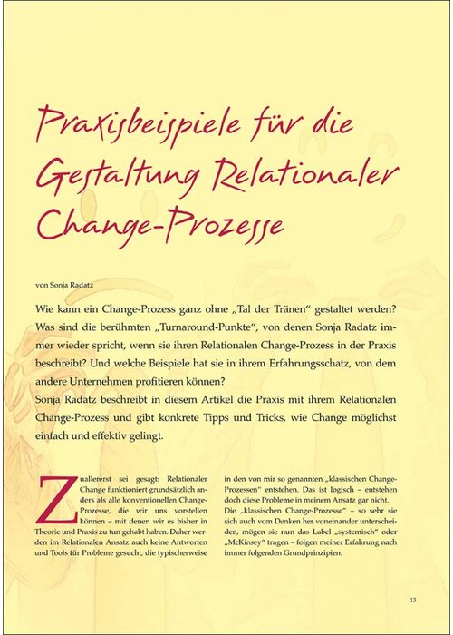 Praxisbeispiele für die Gestaltung Relationaler Change-Prozesse
